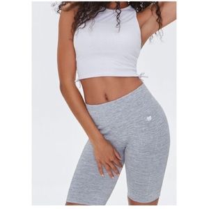 Forever 21 Grey Biker gym shorts